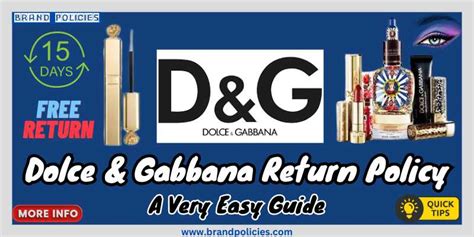 dolce and gabbana return policy|dolce and gabbana shipping policy.